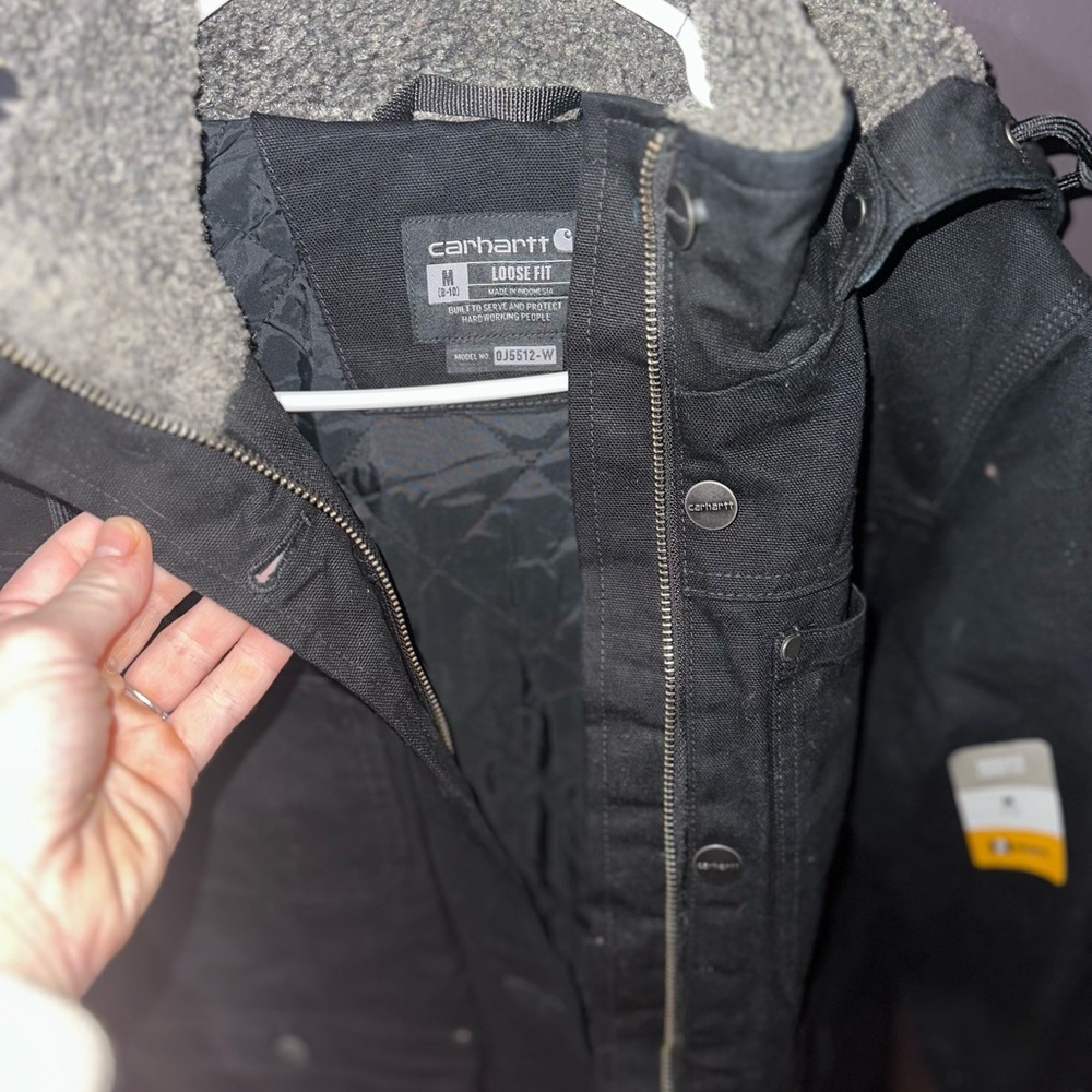 Carhartt Black Heavy Quilted Insulated Duck Jacket NWT; NEVER WORN - Picture 12 of 12